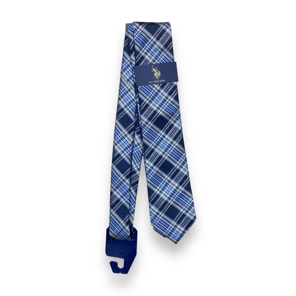 U.S. Polo Assn. Men's Plaid Tie NWT - Picture 1 of 3